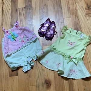 Youngland dress dress 3/6mo & Nursery Rhyme jumper